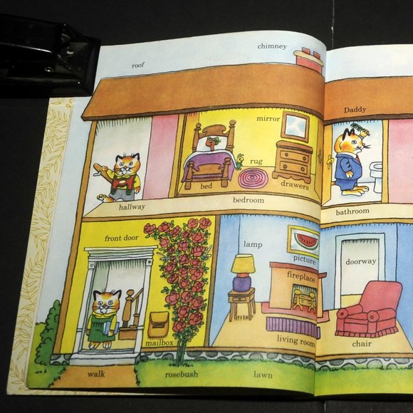 Vintage Richard Scarry Little Golden Book 'Best Little Word Book Ever!' 1992 - Picture 5 of 12